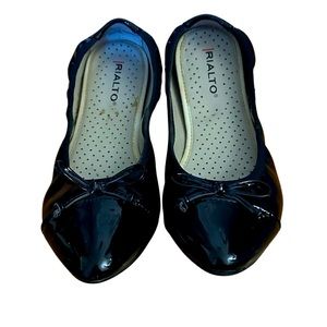 Rialto black flats size 7